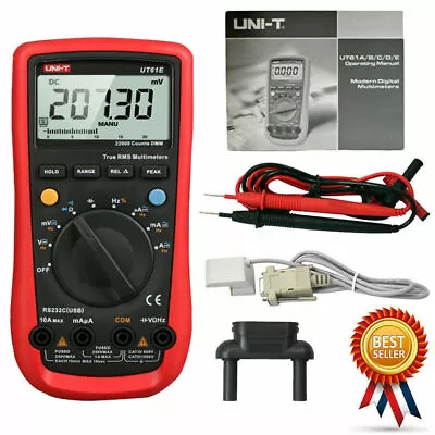 UNI-T UT61E AC/DC Modern Digital Auto Ranging Multimeters True RMS ⊕IK • £55.19