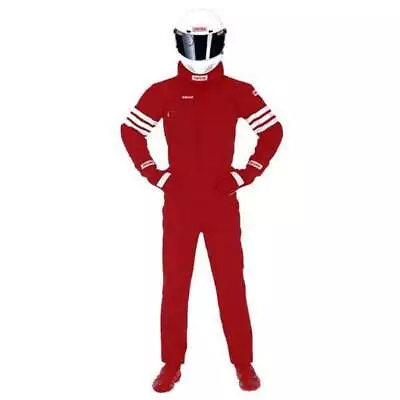 Simpson Racing 403111 2-Layer Driving Suit - SFI 3.2A/5 - Adult Small - Red • $513.95