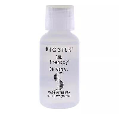 Biosilk Silk Therapy Serum Damaged Dry Hair Shine Repair Serum Oil 15 Ml 0.5 Oz • £5.99