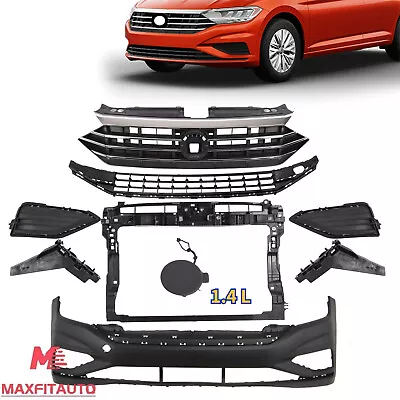 For VW Jetta 2019-2021 Front Grille Body Kits And Radiator Support 1.4L 8PCS • $499.99