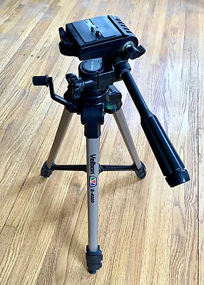 Velbon S-4000 Deluxe Tripod For 35mm Cameras & Compact Camcorders WITH BOX! • $35