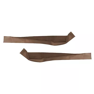 1970-1977 Corvette C3 Door Panel Carpet Strips Saddle Pair • $64.95