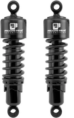 Progressive Suspension 412 Series Shocks 12.6  Black Harley Davidson Dyna • $299.95