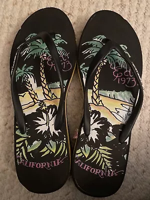 Ed Hardy Flip Flops New Wedge • $73.90