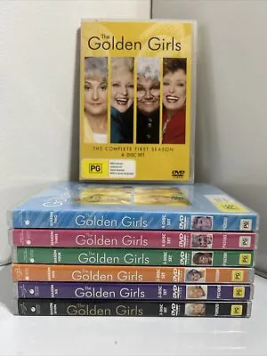 The Golden Girls Complete Seasons 123456 & 7 | DVD Set Betty White PAL G/VG • $54.60