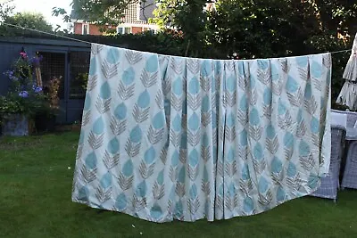 £110 • Buy Lovely  Pair Montgomery  Jay  Curtains 68 X 90 Drop Each Triple Pleat 8600