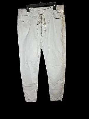 Victorious Mens Twill Jogger Pants Drop Crotch  Size XXL With Stretch JG804 • $13.50