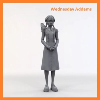 £19.99 • Buy Wednesday Addams Family 3D Resin Model Figure  Figurine Netflix