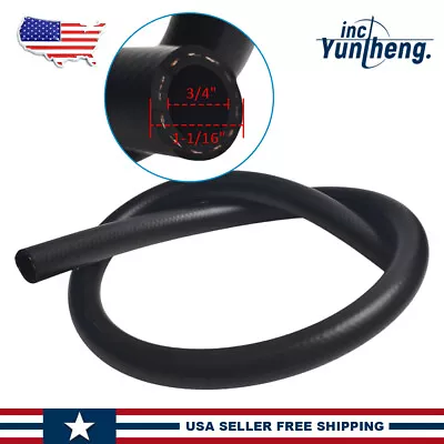 4FT 3/4  ID Nitrile Rubber Injection Fuel Hose Flexible Braided Gas Pipe Line • $23.99