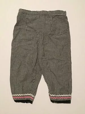 MULBERRIBUSH Girls' Houndstooth Cropped/Capri Pants ~ Sz 3T • $9.99