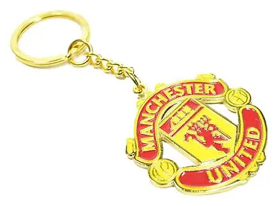 £6.69 • Buy Manchester United FC Man Utd Football Club Soccer Key Ring Metal Gift Novelty