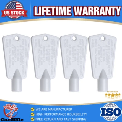 $5.99 • Buy 297147700 (4-Pack) Door Keys For Frigidaire Freezers