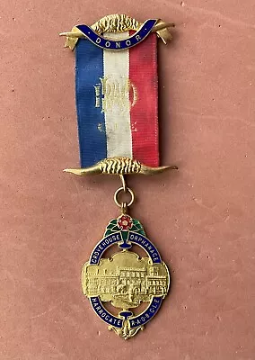 £12.95 • Buy Vintage RAOB Royal Buffaloes Masonic Jewel Medal Badge Grove House Orphanage