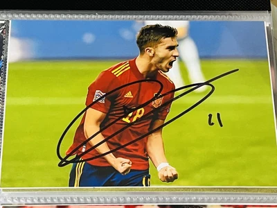 £19.99 • Buy Ferran TORRES Hand Signed Photo Autograph 6x4 Inch Original Barcelona Spain