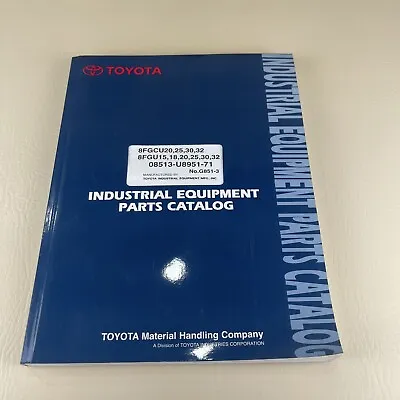 $125 • Buy Toyota 8FGCU20 8FGCU25 8FGCU30 8FGCU32 Forklift Lift Truck Parts Catalog Manual