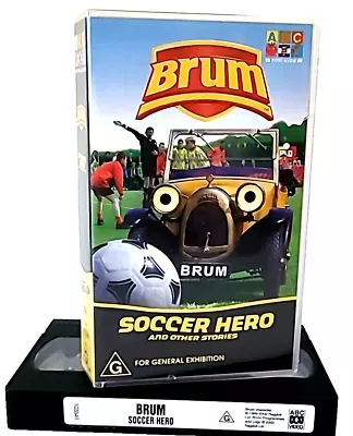 VHS Brum Soccer Hero And Other Stories ABC Kids Video TV Show Vintage PAL • $19.95