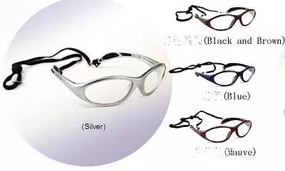 $119.99 • Buy X-Ray Radiation Protection Glasses 0.75 MmPb Style D W/ Wipe & Case.Silver Frame
