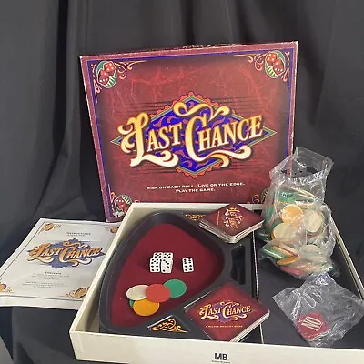 $32.99 • Buy Last Chance Dice Board Game Vintage 1995 By Milton Bradley - 99.9% Complete!