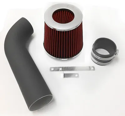 Coated Black Red For 2001-2003 BMW 525 528 530 E39 I6 Air Intake System Kit • $55