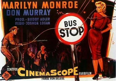 BUS STOP MOVIE POSTER Marilyn Monroe 2 - HOT RARE NEW - PRINT IMAGE PHOTO -PW0 • $9.48