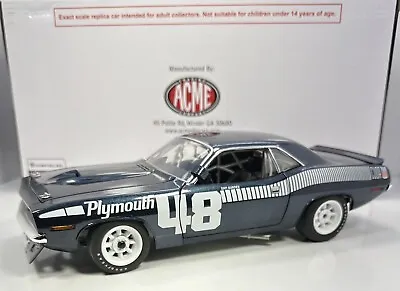 ACME 1/18 Scale 1970 AAR CUDA #48 +PIOLET CAR • $159.99