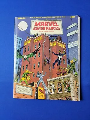 New York New York With Map - TSR Marvel Super Heroes Role Playing 6863 • $69.99