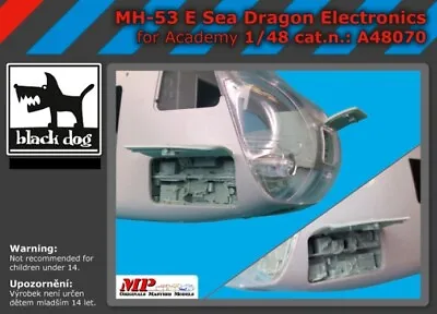 Blackdog Models 1/48 SIKORSKY MH-53E DRAGON ELECTRONICS Resin Update Set • $23.99