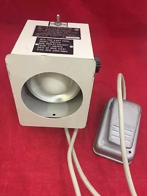 Used Military Stock S&S 188 Bright Spot X-Ray Illuminator W/Silver Foot Switch • $66.94