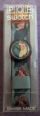 Pop Swatch Watch GOLDEN CAGE PWK186 1993 Vintage New Cased • £85