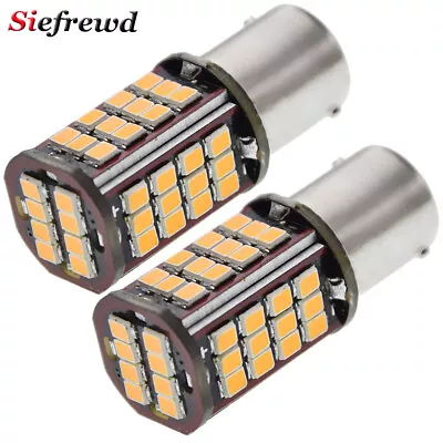 2Pcs 6V 6 Volt Amber 1156 BA15S Car Motorbike Indicator Turn Signal Bulb Light • $11.67