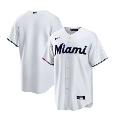 Nike Miami Marlins 2020 Baseball MLB White Jersey Men’s Size: XL • $89.89