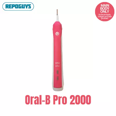 Genuine Braun Oral-B Pro 2000 Electric Toothbrush Pink • $35.10