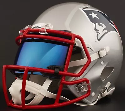 ***CUSTOM*** NEW ENGLAND PATRIOTS Full Size NFL Riddell SPEED Football Helmet • $209.99