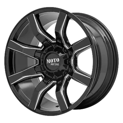 20 Inch Black Wheels Rims  FOR Jeep Wrangler JK JL Gladiator Moto Metal MO804 • $383