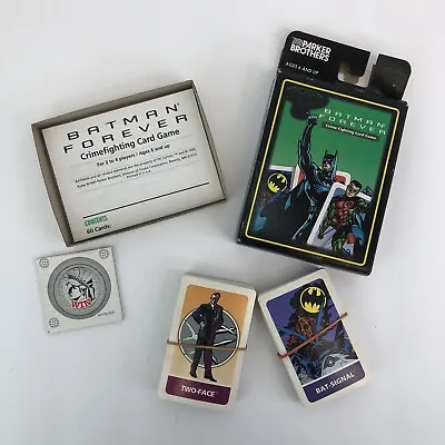 Vtg Batman Forever Crime Fighting Card Game NO. 40179 Parker Brothers New Opened • $13