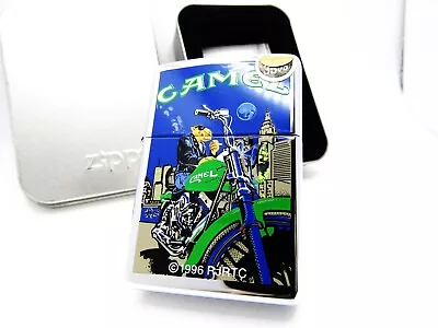 250CML 504 Joe Camel Moon & Motor Zippo 1997 Mint Rare • £148.49