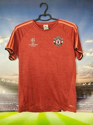 Manchester United Training Jersey Football Shirt Adidas Adizero UCL Mens Size S • $29.99