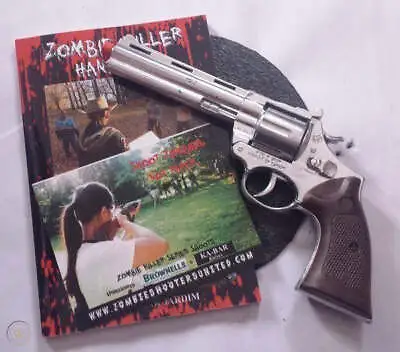 NEW Zombie Killer Colt Python Style Revolver Toy Cap Gun 123/0 - Silver • $24.99