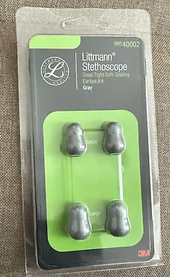 LITTMANN Stethoscope Eartip Kit Master Cardiology Gray 40002 • $19.99