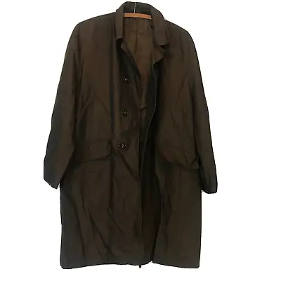 Vintage Fahey Brockman Water Repellant Windbreaker Trench Rain Coat Chest 44  • $69.99