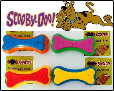 £12.75 • Buy Scooby Doo Durable Squeaky Dog Bone Toy 