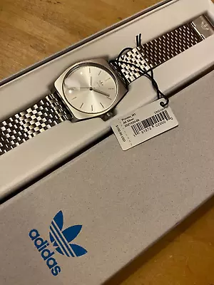 Adidas Men's Process M1 Z0219210 All Silver Watch NWT $100 • $69.99