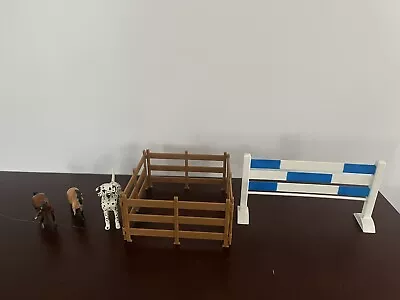 Breyer Horse Jump Fence Dalmatian And Two Small Models • $15