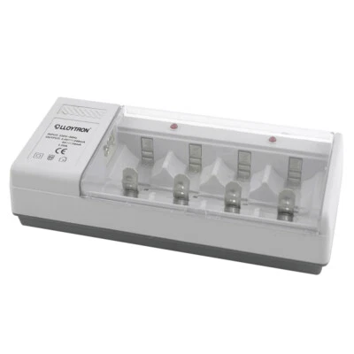 £11.49 • Buy Lloytron Battery Charger For Type AA AAA C D 9v PP3 Ni-Mh Rechargeable Batteries