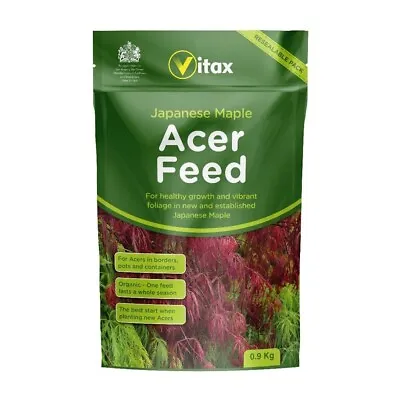 Vitax Acer Feed Japanese Maple Tree For Healthy Growth And Foliage 0.9Kg • £8.99