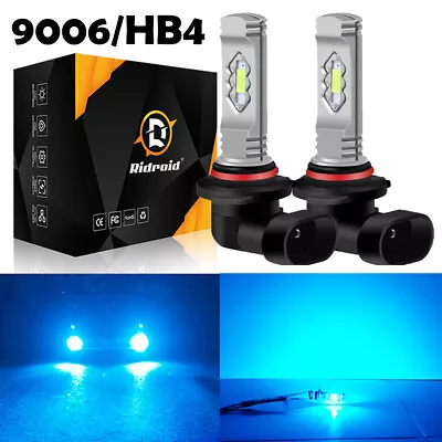 2x HB4 9006 LED Headlight High Beam /.Low Beam Fog Light Bulbs 8000K Ice Blue • $11.89