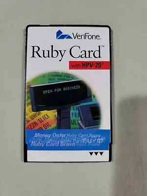 VeriFone Ruby  P040-07-506 HPV-20 EXP/PLU/CARWASH/MAN/NRAVO Card/ SAPPHIRE • $49