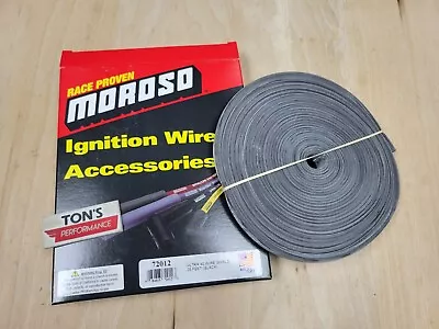 Moroso Spark Plug Wire Heat Sleeve 72012 Ultra 40 Wire Sleeve 450* 8.65mm 25' • $100