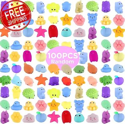 $43.33 • Buy 100 Pcs Mochi Squishy Toys (Random) Easter Egg Basket Fillers Kawaii Mochi Squis