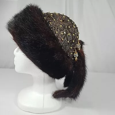 Vintage DON ANDERSON Mink Fur Hat  Size Small  • $250